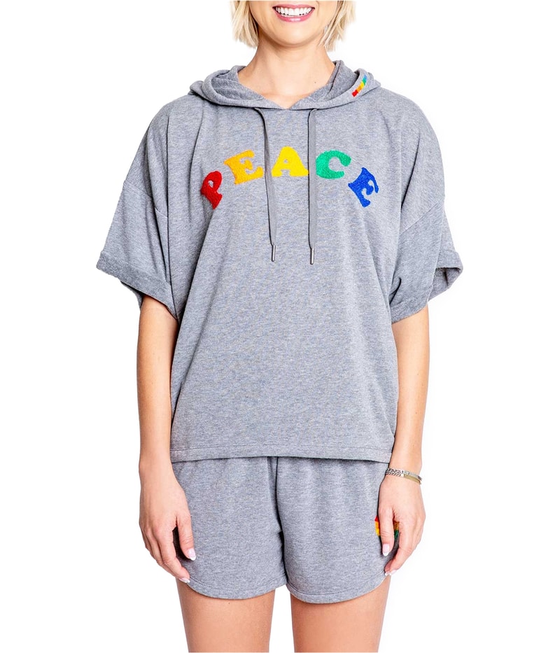 P.J. Salvage Womens Peace Pajama Sweatshirt Top