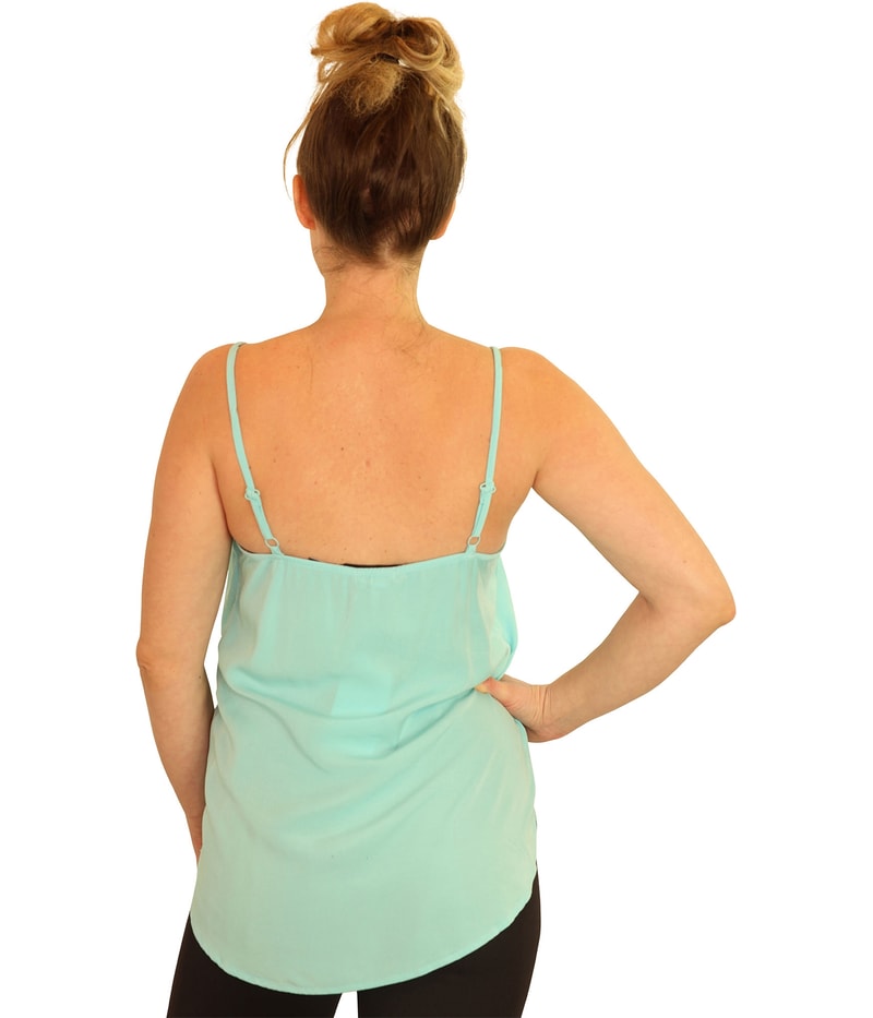 P.J. Salvage Womens Sunset Vibes Pajama Sleep Cami Tank Top