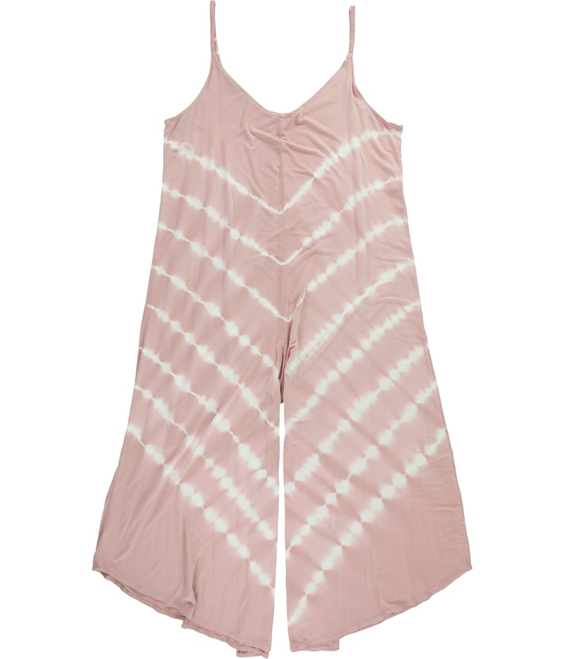 P.J. Salvage Womens Tie Dye Romper Jumpsuit, view 4
