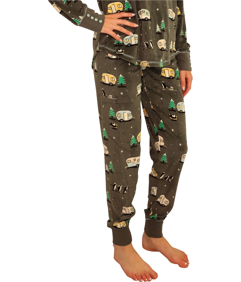 P.J. Salvage Womens Peguins,Trees & Campers Pajama Lounge Pants