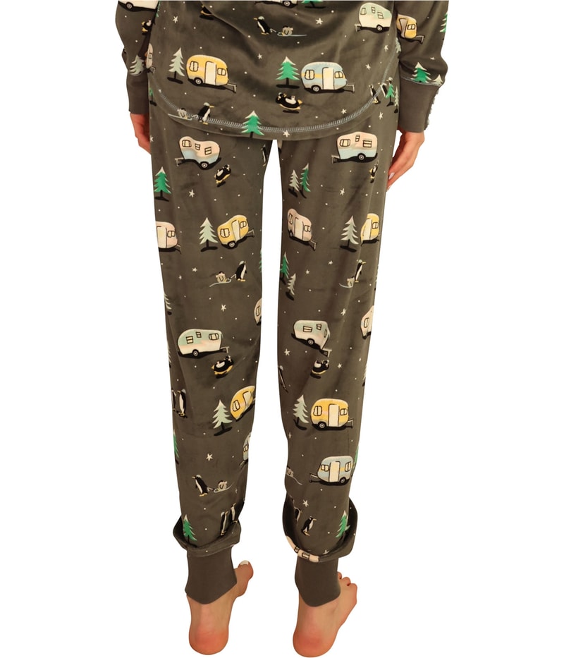 P.J. Salvage Womens Peguins,Trees & Campers Pajama Lounge Pants