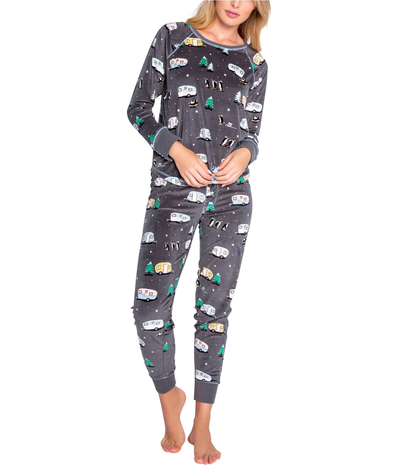 P.J. Salvage Womens Peguins,Trees & Campers Pajama Lounge Pants
