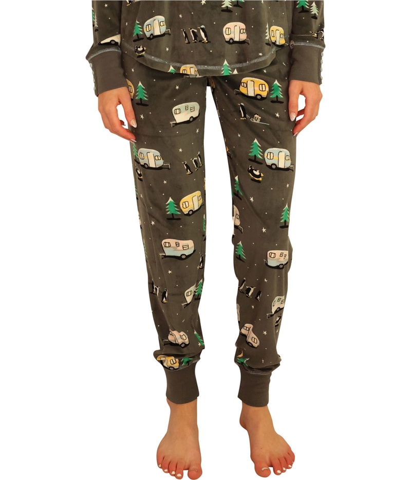 P.J. Salvage Womens Peguins,Trees & Campers Pajama Lounge Pants