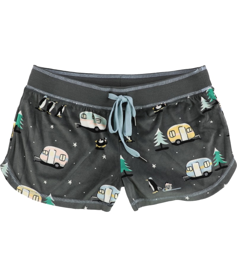 P.J. Salvage Womens Peguins,Trees,Campers Pajama Shorts