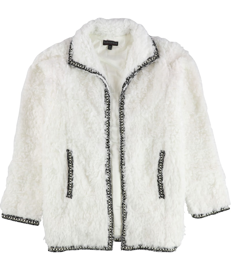 P.J. Salvage Womens Open Front Fleece Jacket