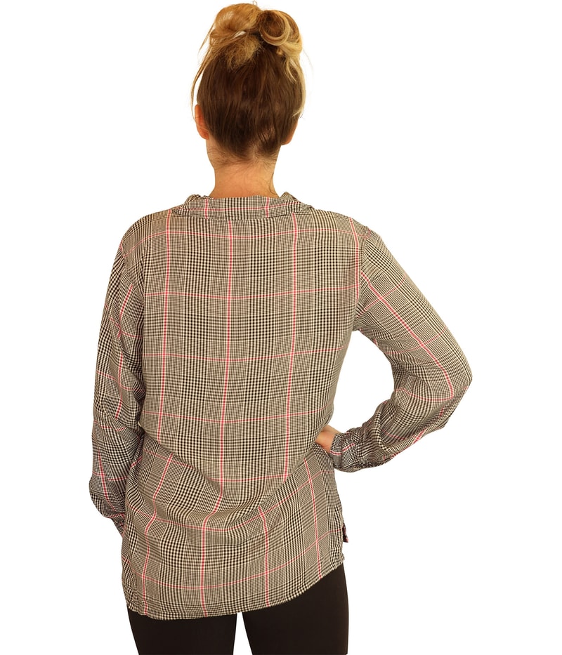 P.J. Salvage Womens Plaid Button Down Pajama Tops