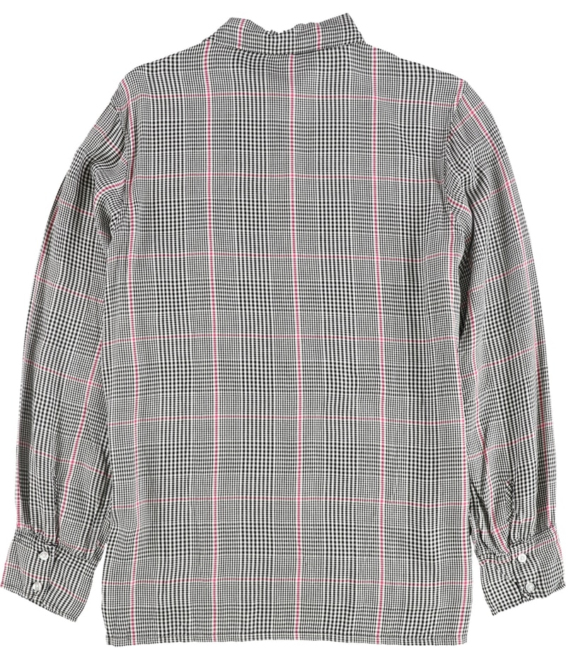 P.J. Salvage Womens Plaid Button Down Pajama Tops