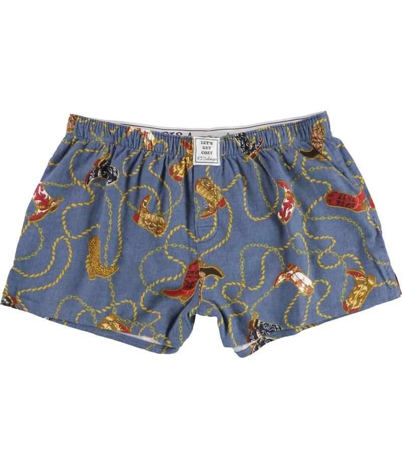 P.J. Salvage Womens Cowboy Boots Pajama Shorts