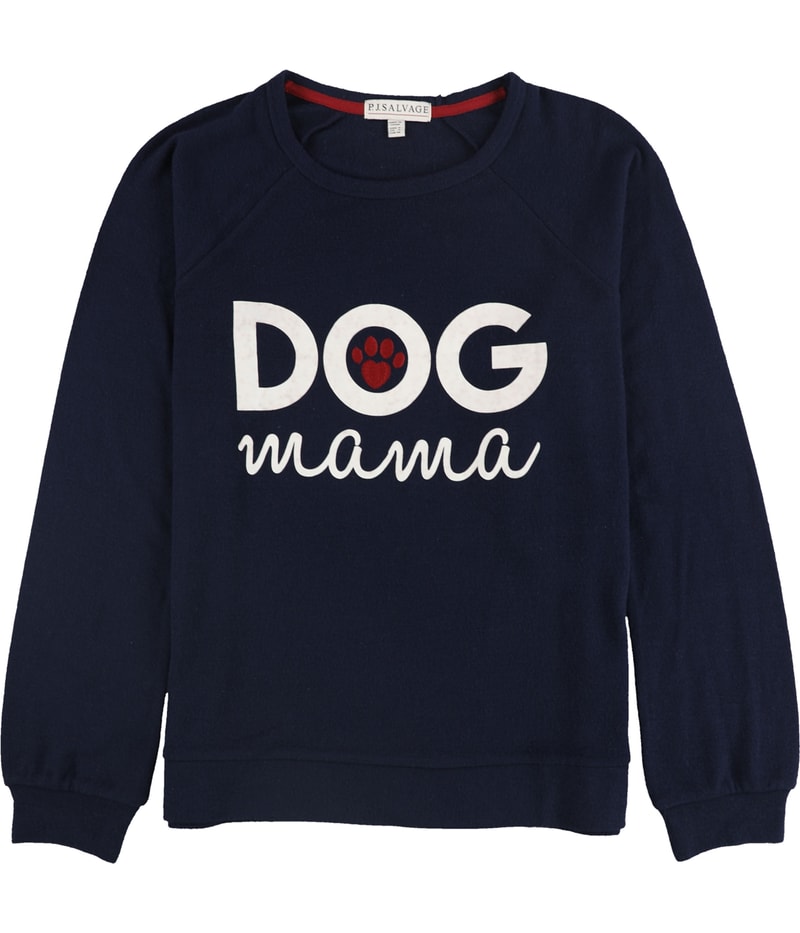 P.J. Salvage Womens Dog Mama Pajama Sweater