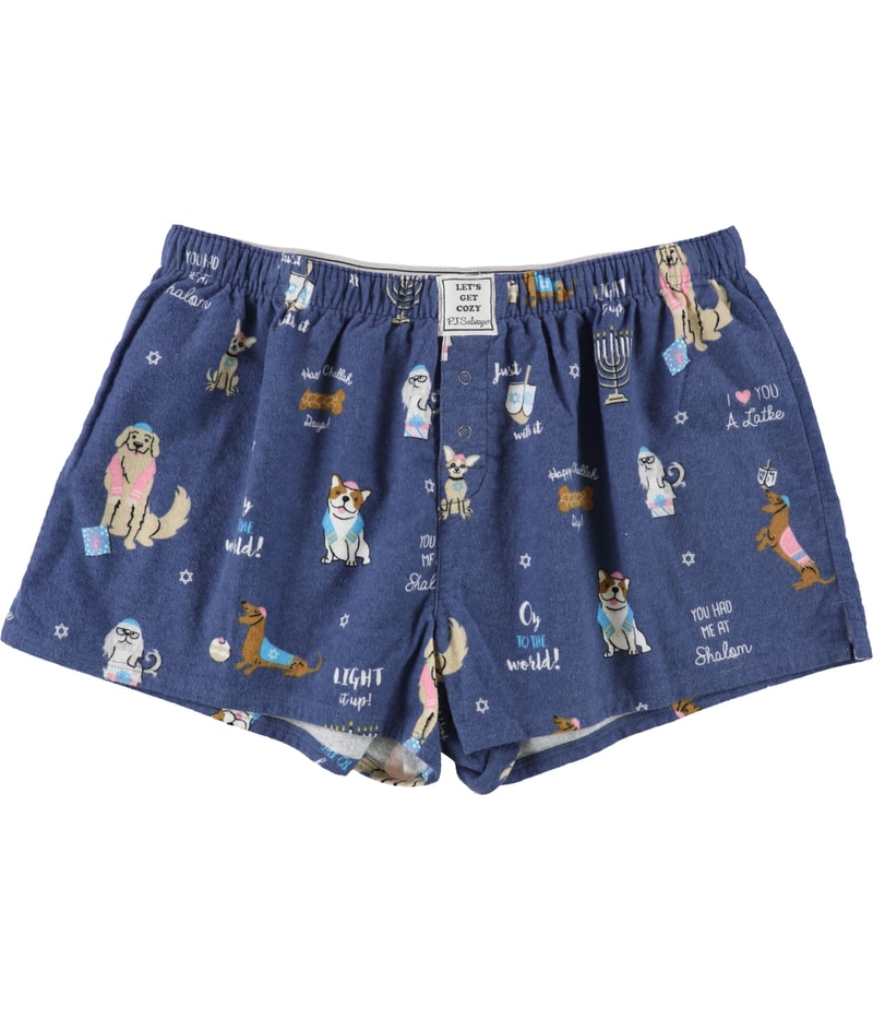 P.J. Salvage Womens You Had Me At Shalom Pajama Shorts