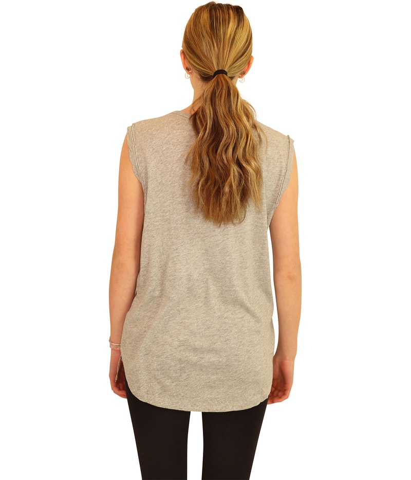 P.J. Salvage Womens Don’t Panic Pajama Sleep Tank Top, view 3