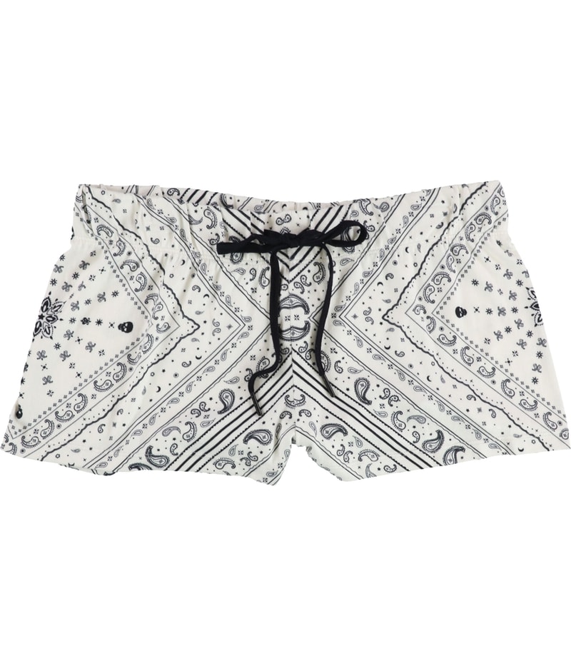 P.J. Salvage Womens Bandana Print Skull Pajama Shorts, view 4