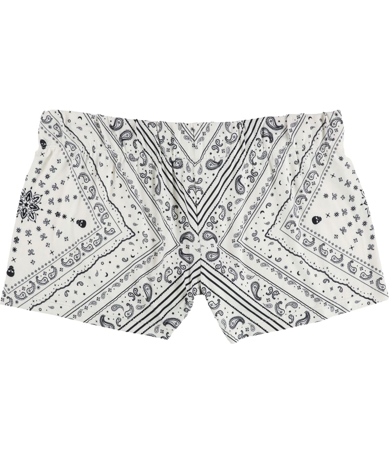 P.J. Salvage Womens Bandana Print Skull Pajama Shorts, view 5