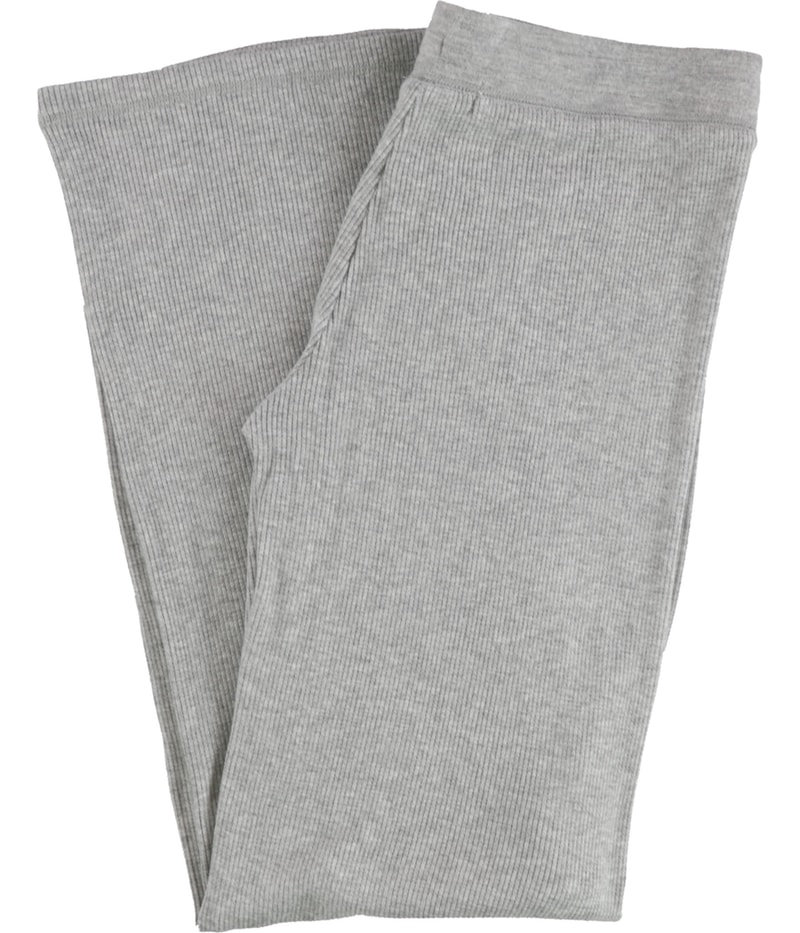 P.J. Salvage Womens Thermal Pajama Lounge Pants in Heather Gray, view 2