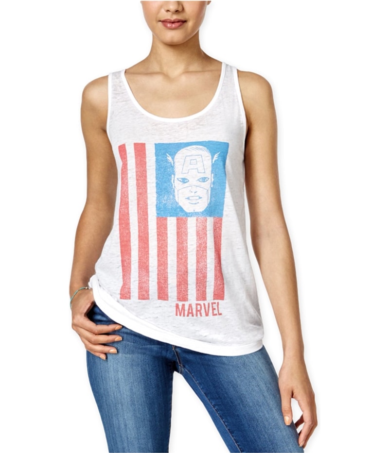Marvel Comics Womens Captain America Tank Top