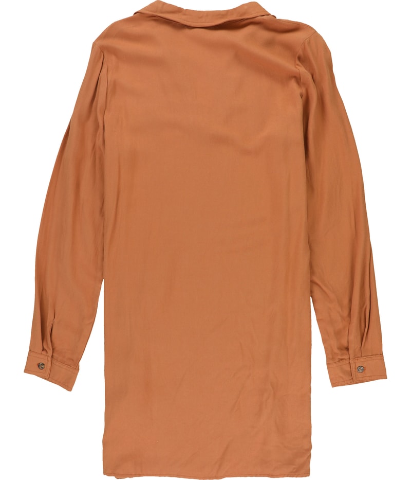 no comment Womens Chest Pocket Shirt Dress