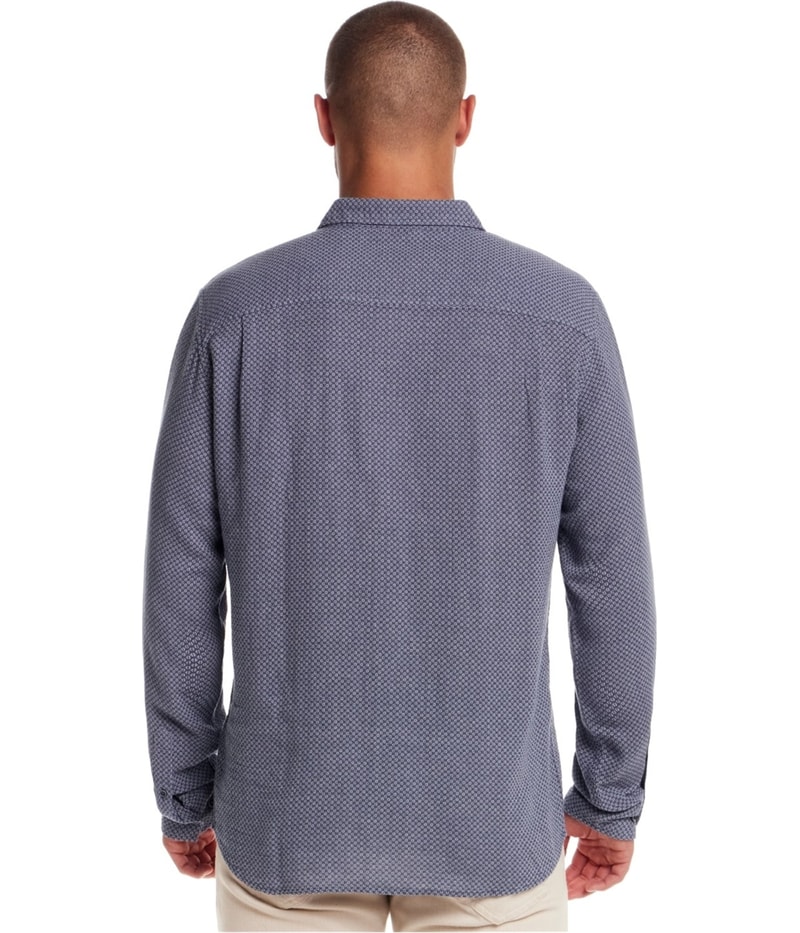 Weatherproof Mens Geometric Dobby Button Up Shirt