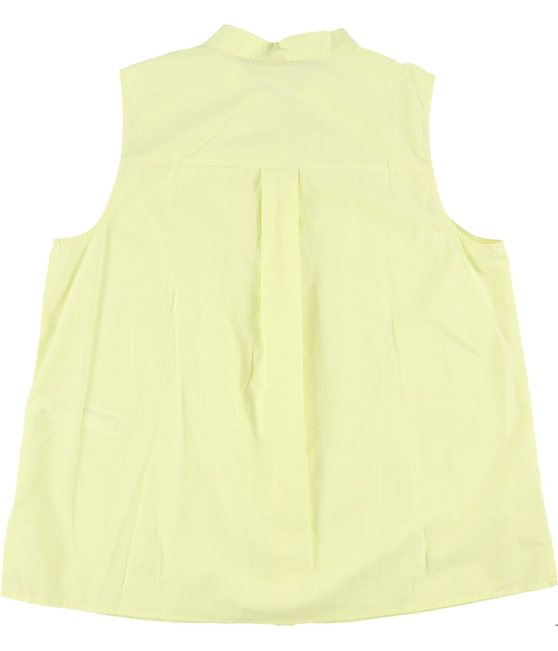Eileen Fisher Womens Organic Cotton Sleeveless Blouse Top