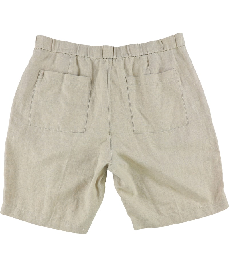 Eileen Fisher Womens Easy Fit Casual Walking Shorts, view 2