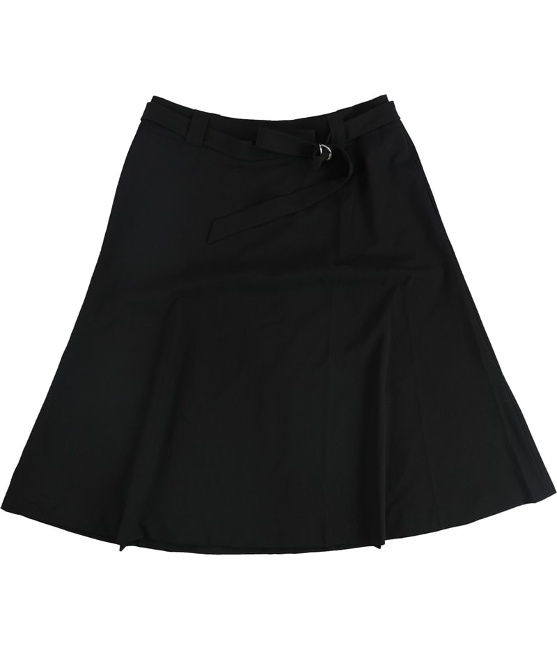 Calvin Klein Womens Belted A-line Skirt