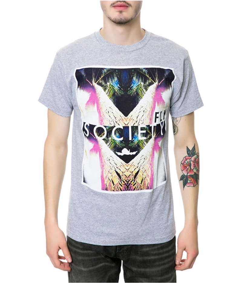 Fly Society Mens The Double Vision Graphic T-Shirt