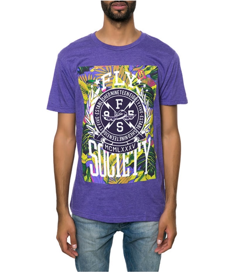 Fly Society Mens The Bolted Graphic T-Shirt