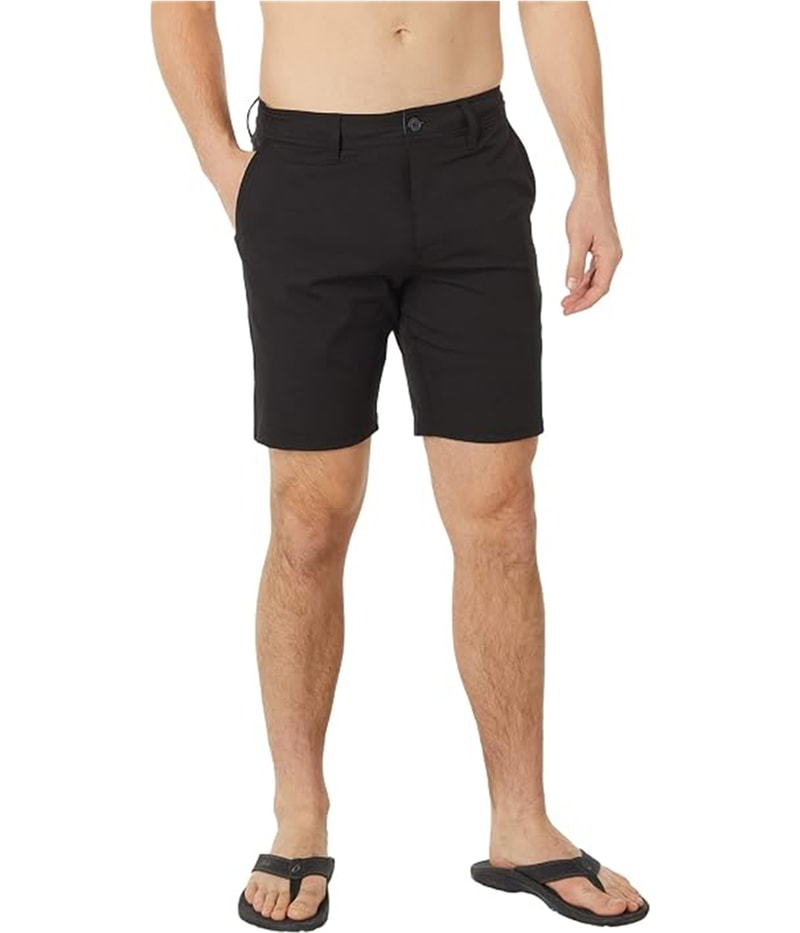 O’Neill Mens 19” Hybrid Casual Walking Shorts in Black, view 2