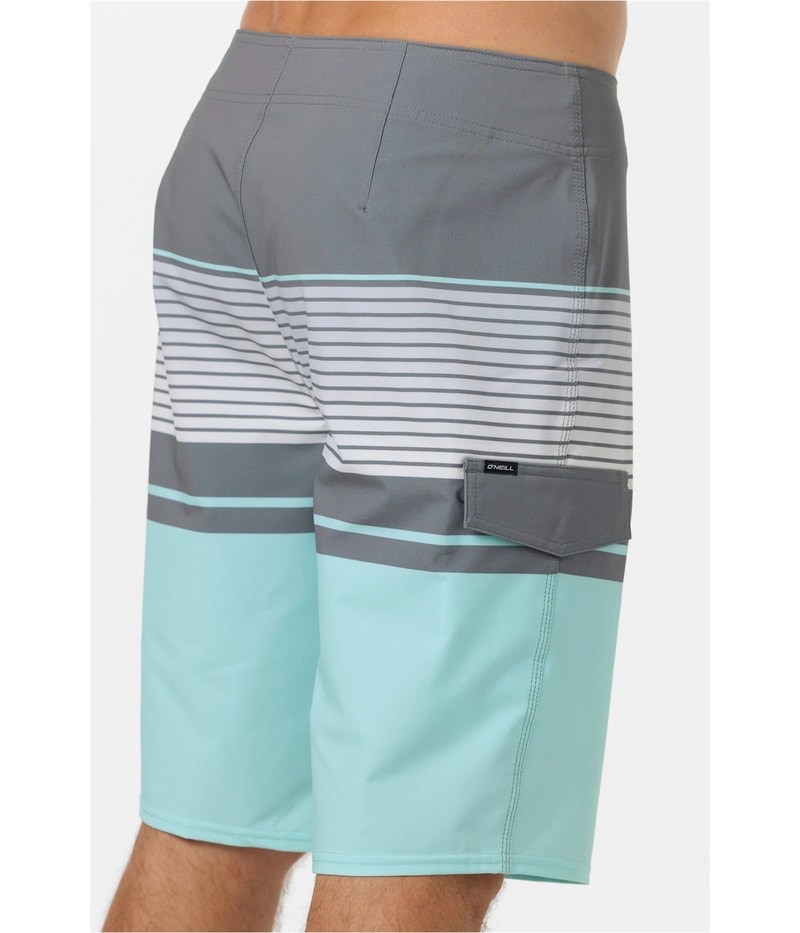 O’Neill Mens Lennox Striped Swim Bottom Board Shorts