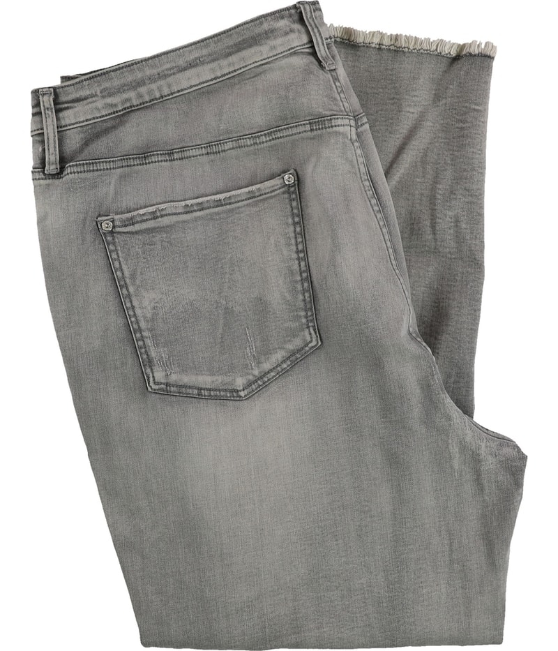 Seven 7 Womens Distressed Tapered Skinny Jeans, view 3