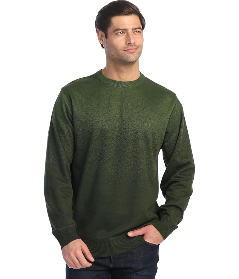 Gioberti Mens JACQUARD Pullover Sweater