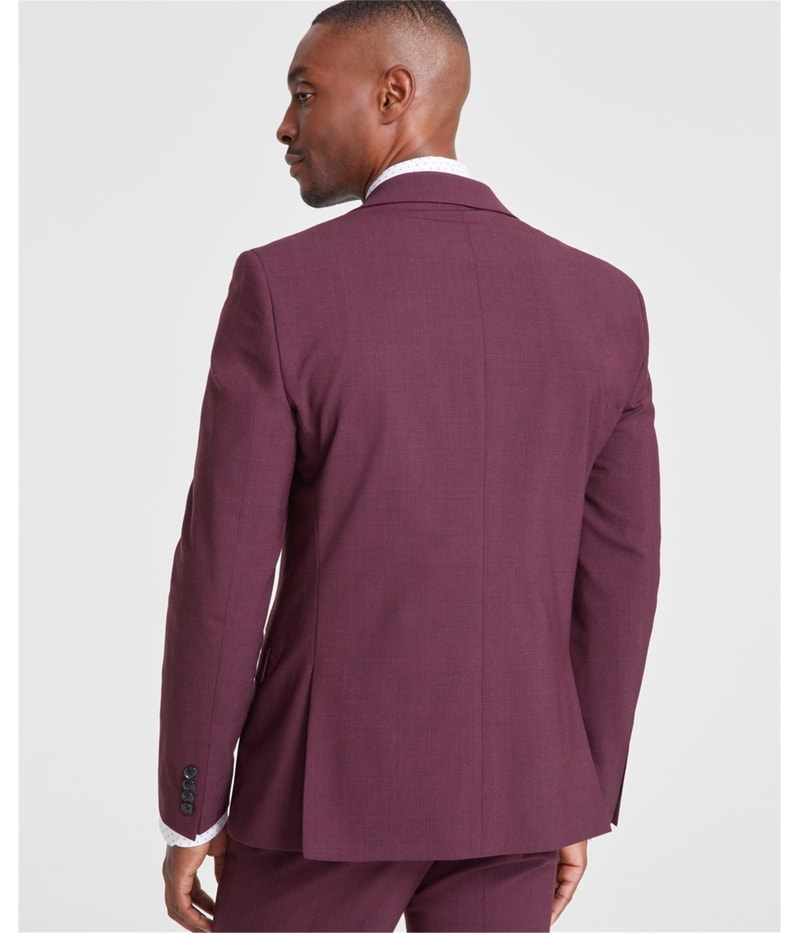 bar III Mens Stretch Two Button Blazer Jacket
