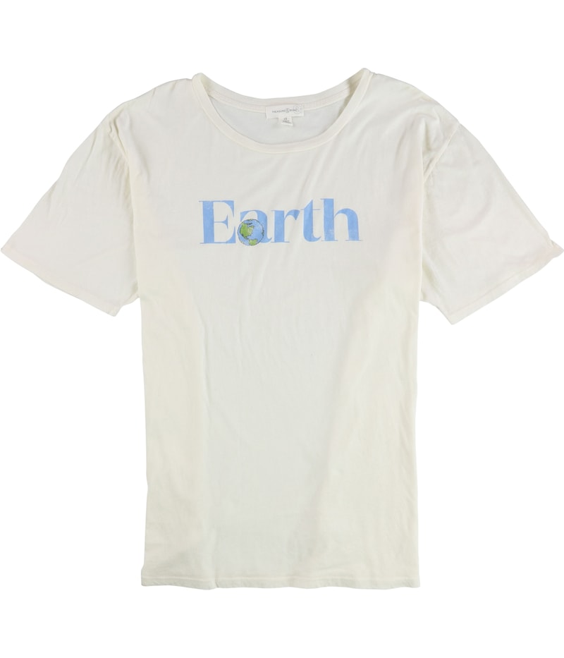 Treasure & Bond Womens Earth Graphic T-Shirt