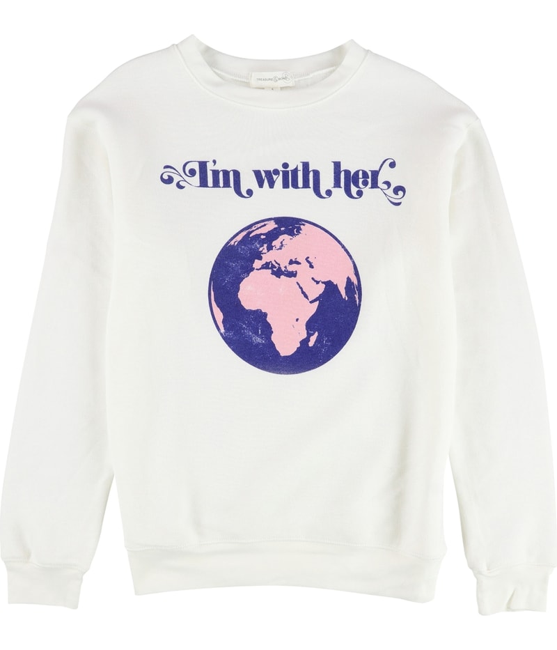 Treasure & Bond Womens I’m With Her Sweatshirt