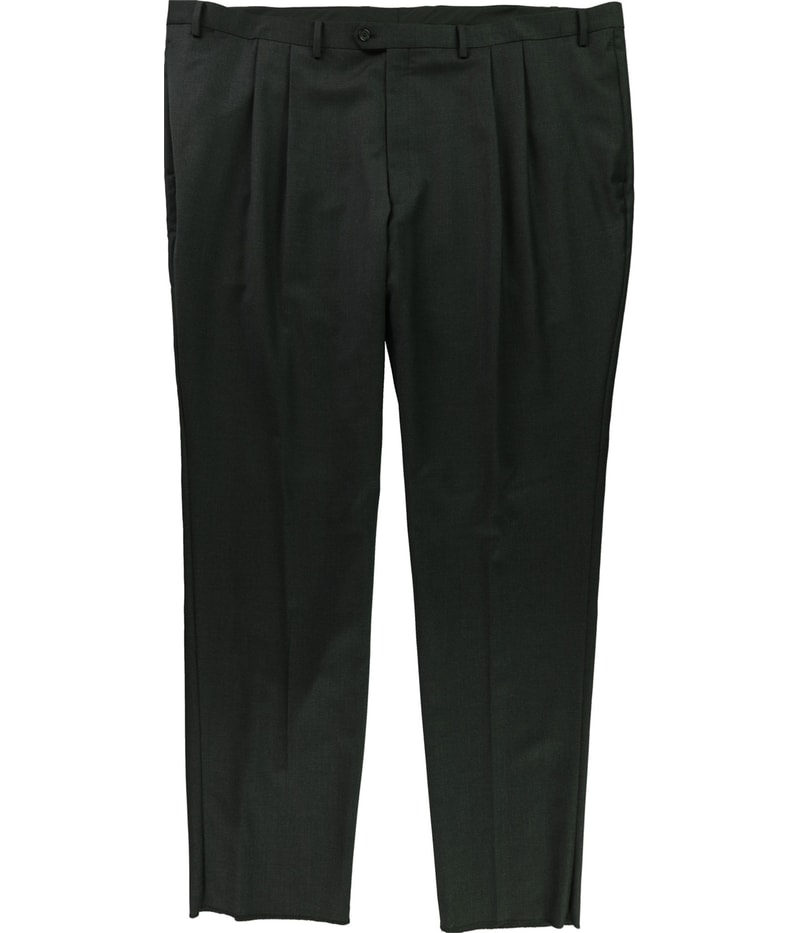 Tasso Elba Mens Pleated Straight Leg Slacks Dress Pants