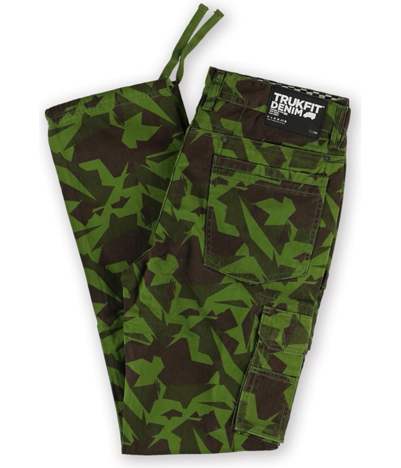 TrukFit Mens The Camp Twill Straight Leg Cargo Casual Pants, view 2