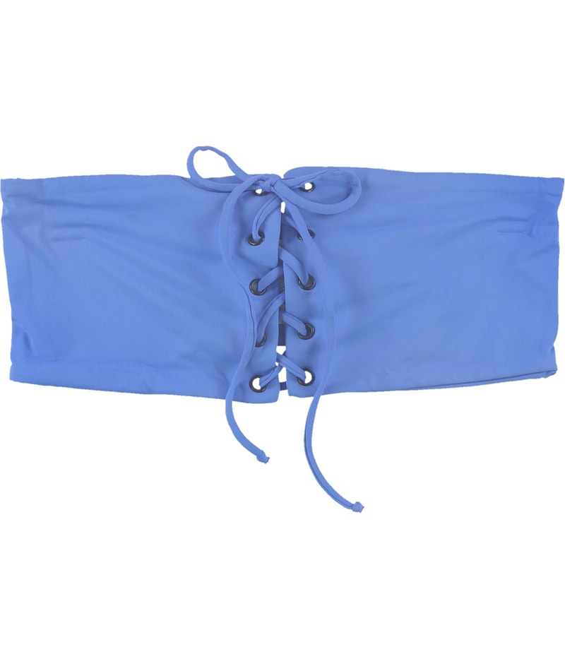 Tavik Womens Mirage Lace Up Bandeau Swim Top