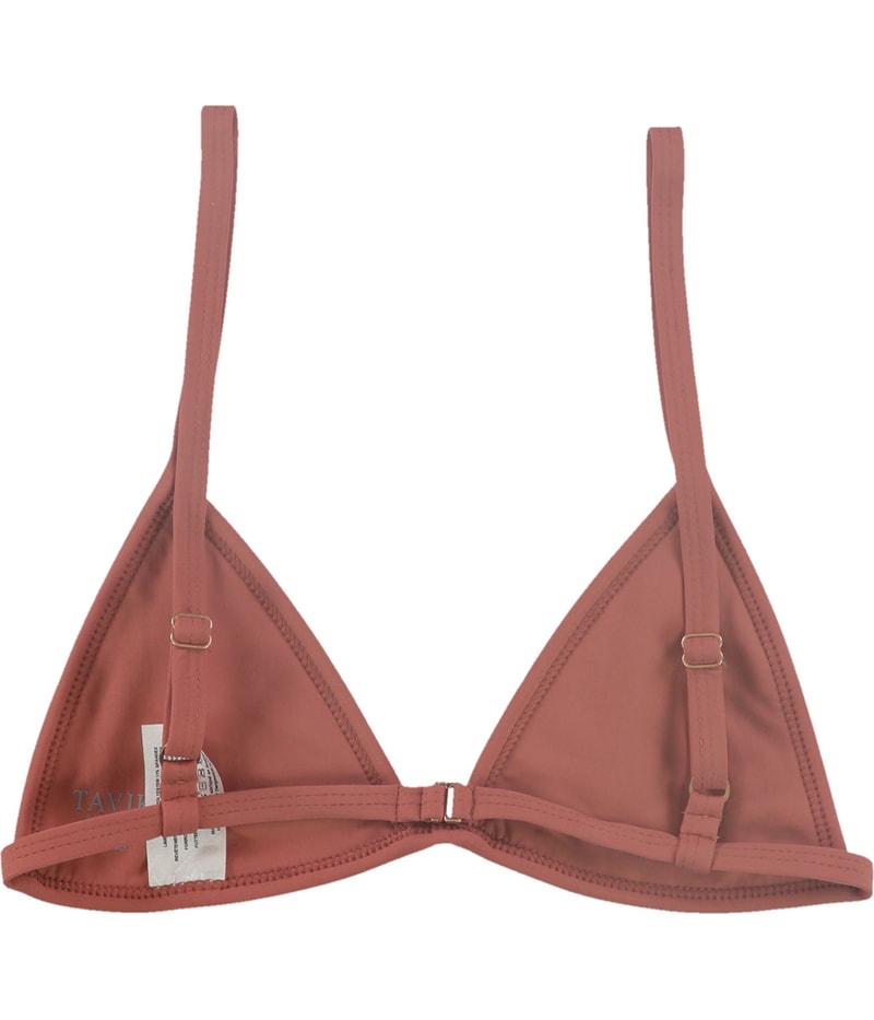 Tavik Womens Jett Textured Triangle Bikini Swim Top