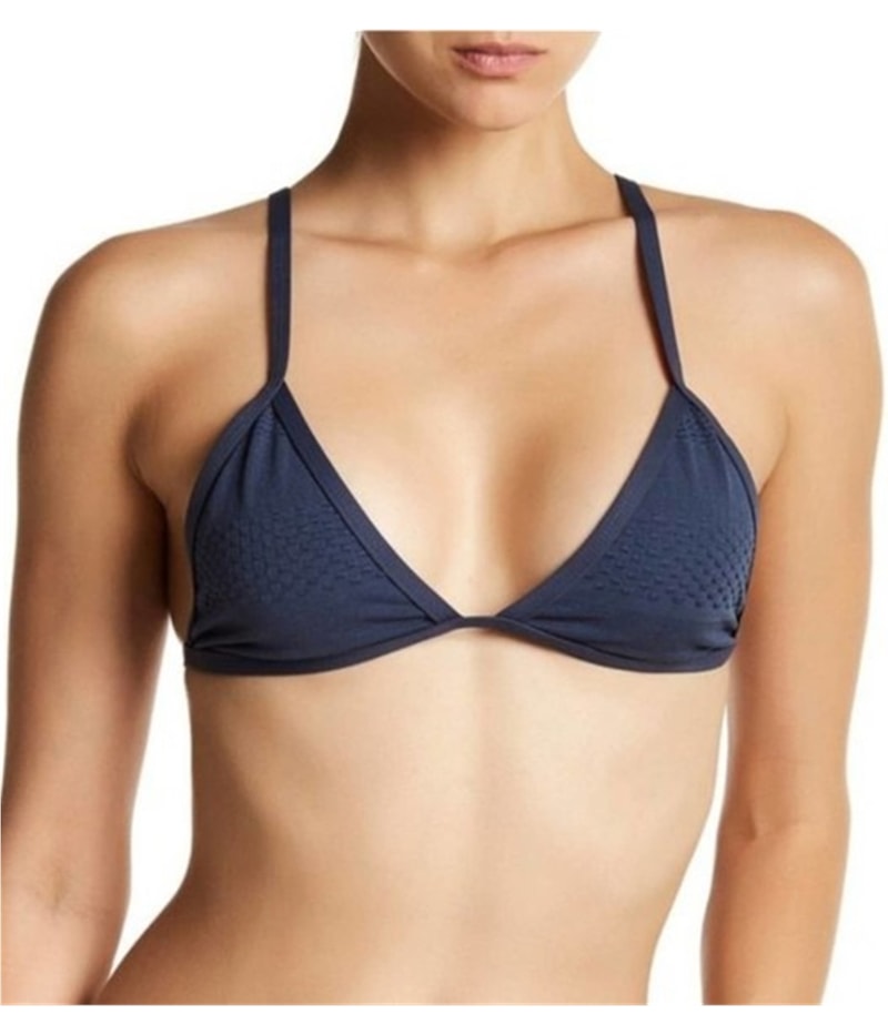 Tavik Womens Jett Textured Triangle Bikini Swim Top