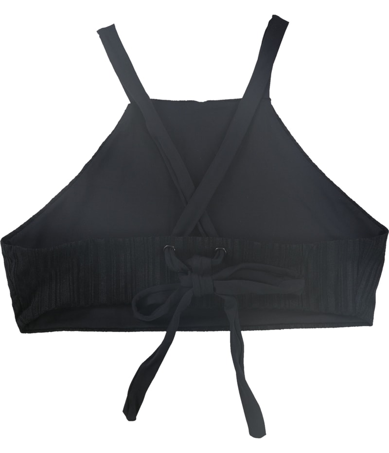 Tavik Womens Liberty Slinky Ribbed Halter Swim Top