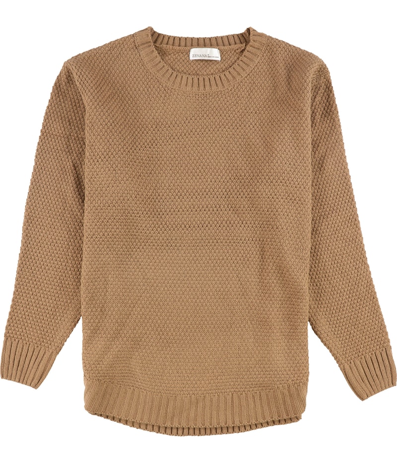 Zenana Womens Knit Pullover Sweater