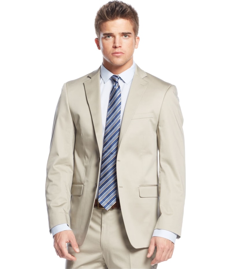 Calvin Klein Mens Professional Two Button Blazer Jacket