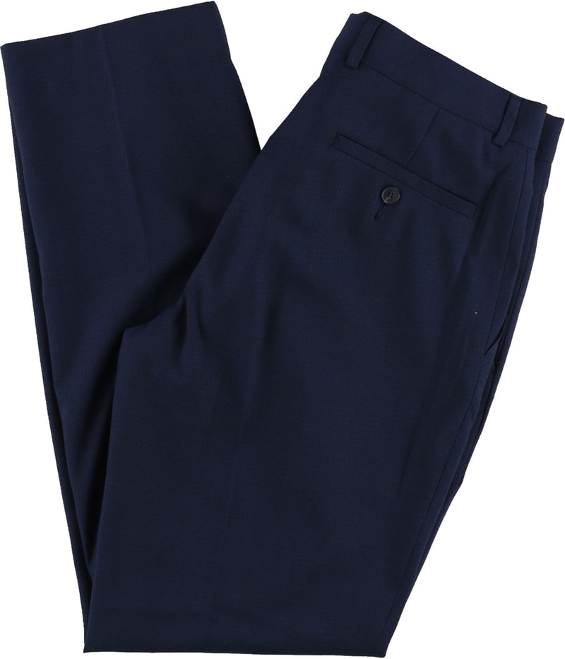 Kenneth Cole Mens Classic Straight Leg Slacks Dress Pants