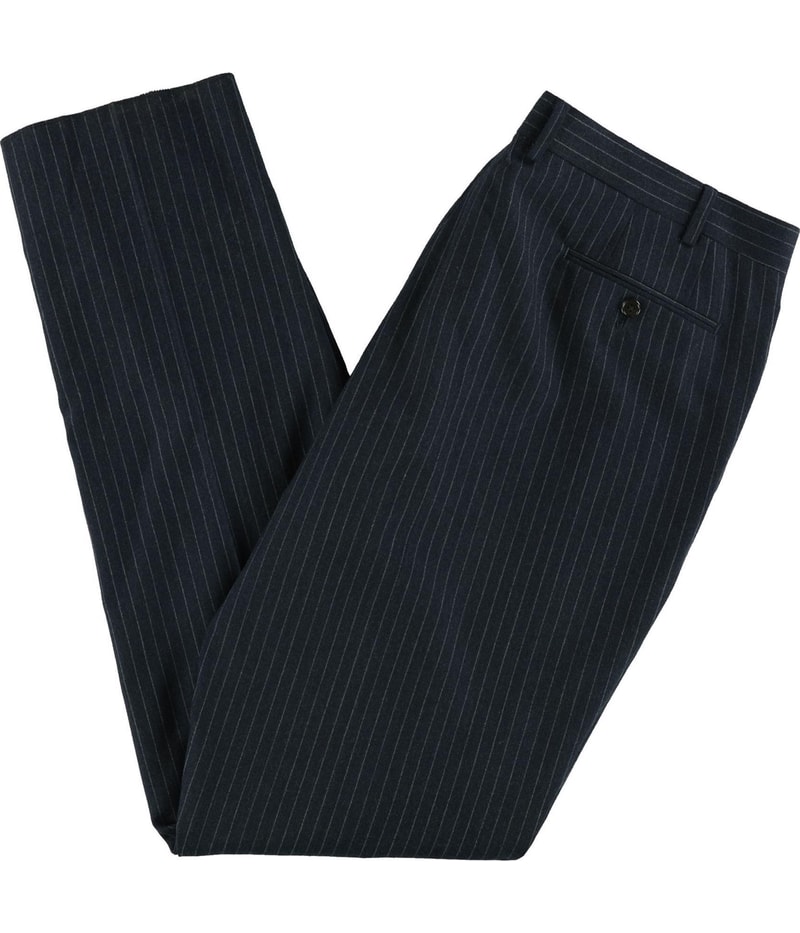 Tags Weekly Mens Pin Stripes Straight Leg Slacks Dress Pants