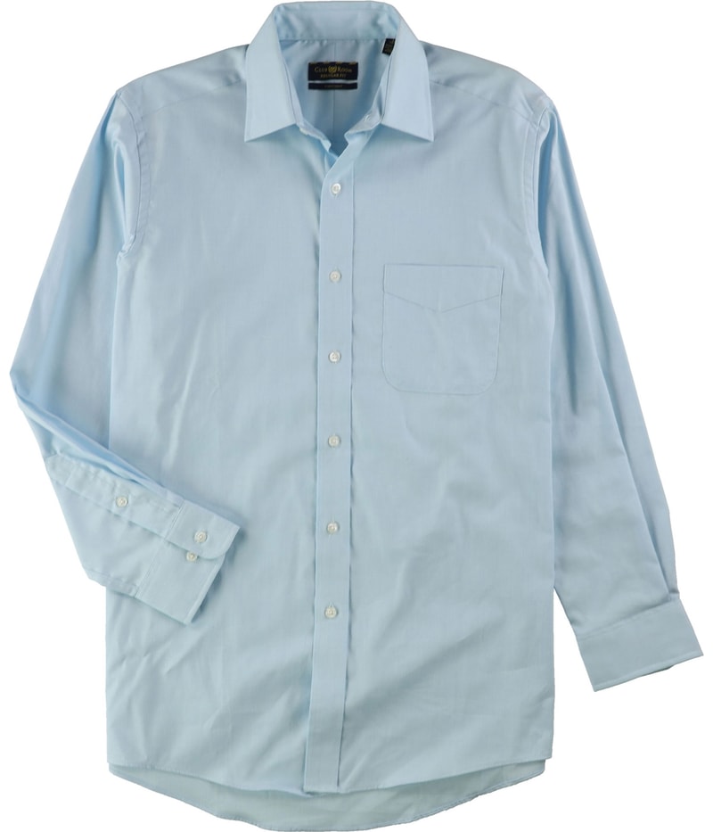 Club Room Mens Pinpoint Button Down Dress Shirt