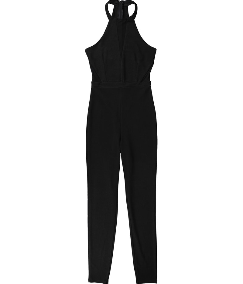 Ralph Lauren Womens Mesh Inserts Jumpsuit