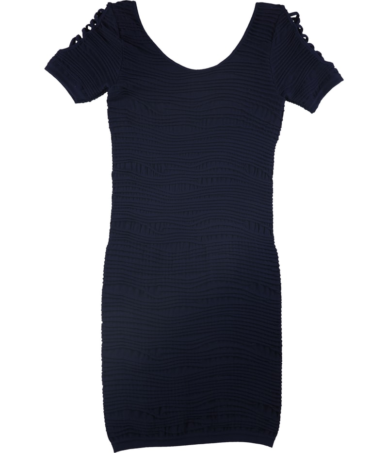 bebe Womens Cutout Sleeve Bodycon Dress