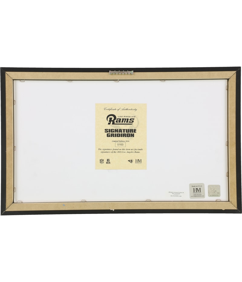 Highland Mint Unisex LA Rams Signatures Framed Photo Souvenir
