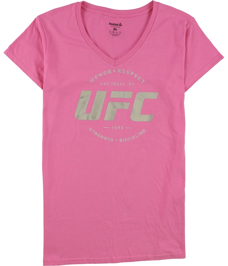 Reebok Womens Honor Respect Strength Discipline Graphic T-Shirt
