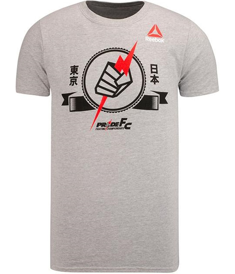 Reebok Mens Pride Fist Bolt Graphic T-Shirt