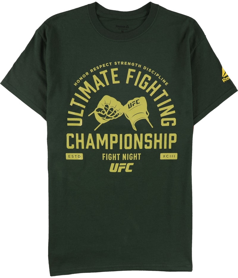 Reebok Mens Fight Night Hands Graphic T-Shirt